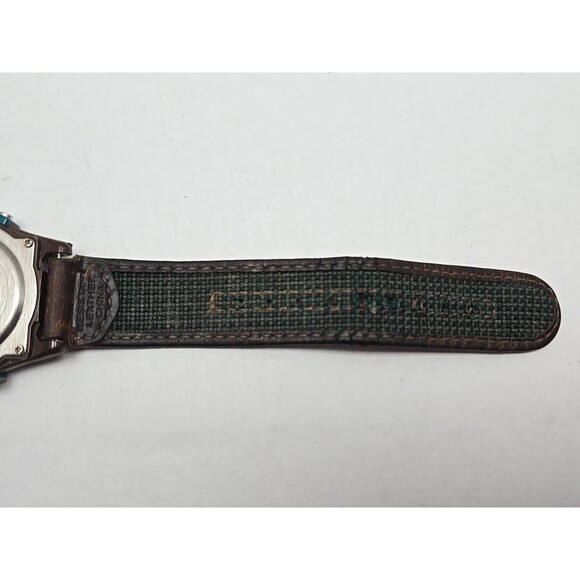 Timex Atlantis 100 Indiglo Night Mode Digital 100M New Battery 745 Teal Bezel WR - Picture 11 of 13